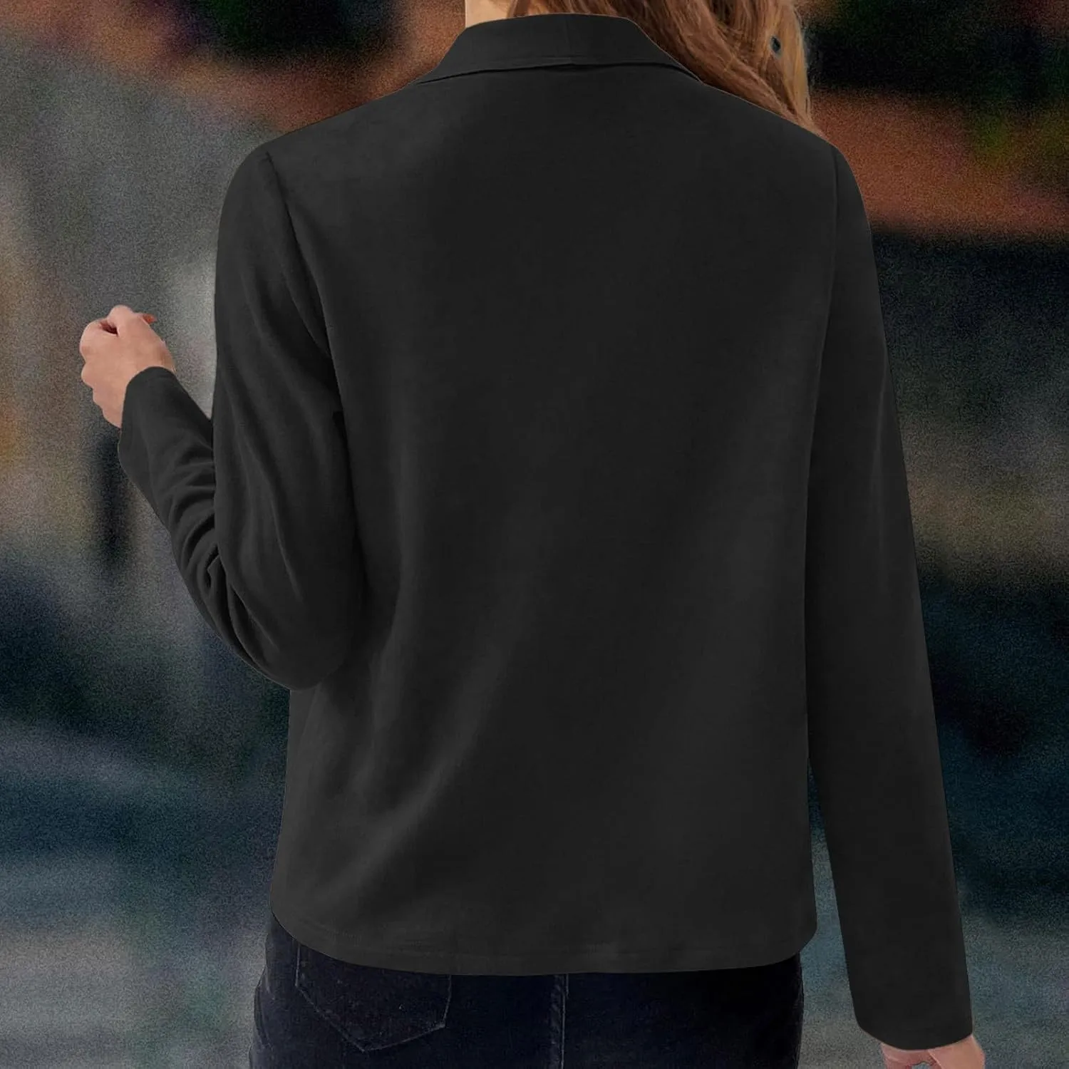 2023 Womens Trendy Coats Fall Biker Moto Jacket Fashion Long Sleeve Zipper Short Casual Coat Streetwear Cropped Outwear