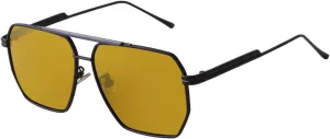 ADE WU Trendy Square Aviator Sunglasses for Women Men, Classic Polarized Oversized Aviators Sun Glasses