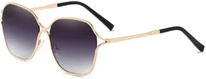 Alloy Frame Glasses Men and Women Round Metal Sunshade Sunglasses UV400