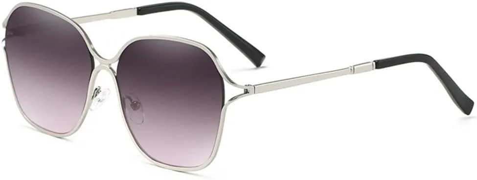 Alloy Frame Glasses Men and Women Round Metal Sunshade Sunglasses UV400