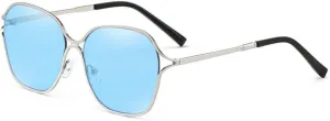 Alloy Frame Glasses Men and Women Round Metal Sunshade Sunglasses UV400