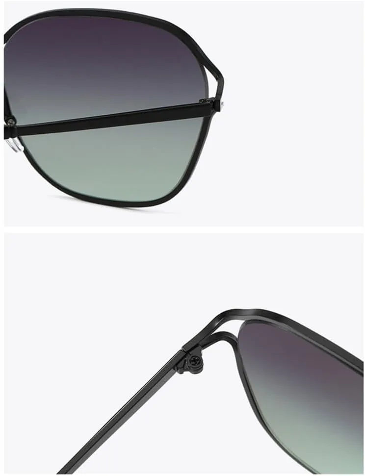 Alloy Frame Glasses Men and Women Round Metal Sunshade Sunglasses UV400