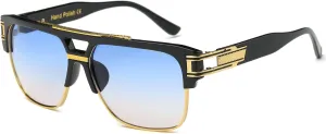 Allt Square Aviator Large Fashion Sunglasses For Men Women Goggle Alloy Frame Glasses