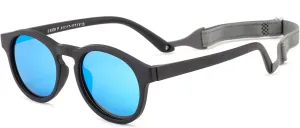 Baby First Sunglasses with Strap Round Flexible UV400 Polarized Infant Sunglasses for Ages 0-24 Months
