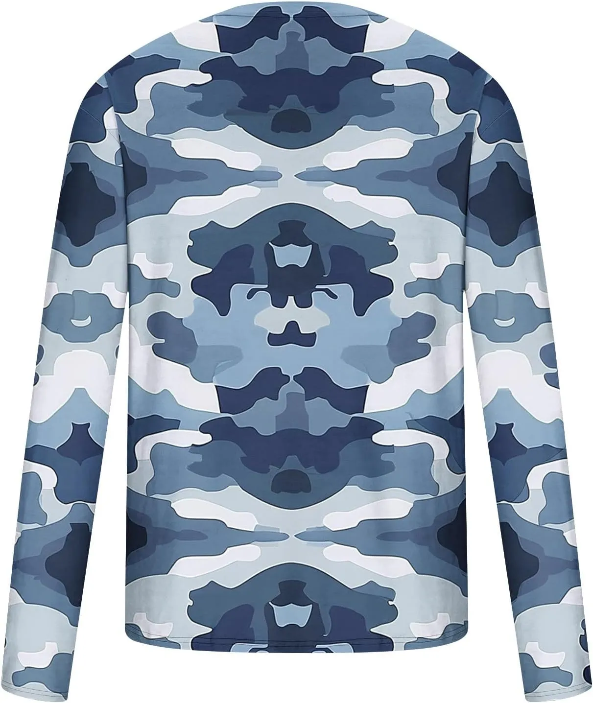 Big and Tall Shirts for Men Long Sleeve Camouflage Print Graphic Pullover Tops Camo Gym Workout Crewneck Sweatshirts