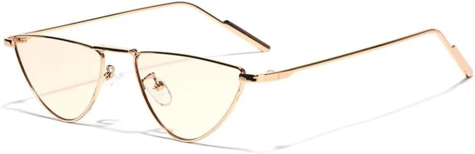 Cat Eye Sunglasses Vintage Alloy Sun Glasses Women Shades