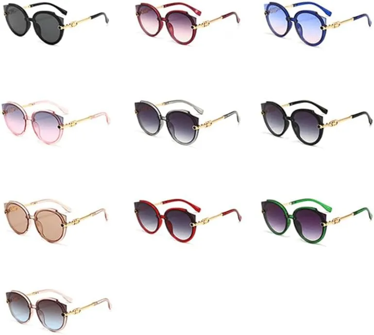 Cat Eye Sunglasses Women Round Sun Glasses Men Vintage Oversize Eyelasses UV400
