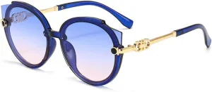 Cat Eye Sunglasses Women Round Sun Glasses Men Vintage Oversize Eyelasses UV400