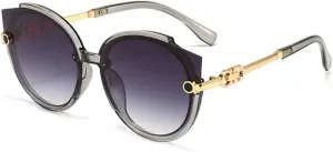Cat Eye Sunglasses Women Round Sun Glasses Men Vintage Oversize Eyelasses UV400