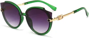 Cat Eye Sunglasses Women Round Sun Glasses Men Vintage Oversize Eyelasses UV400