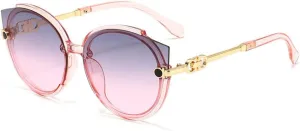 Cat Eye Sunglasses Women Round Sun Glasses Men Vintage Oversize Eyelasses UV400