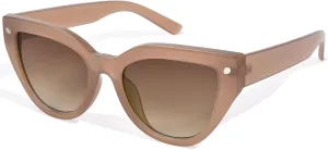Cat Eye Sunglasses Women's Round Trendy Sunglasses for Women Fashion UV400 Protection Sunnies Sunglasses