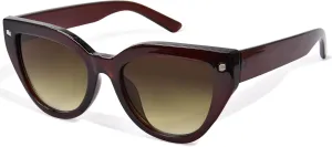 Cat Eye Sunglasses Women's Round Trendy Sunglasses for Women Fashion UV400 Protection Sunnies Sunglasses