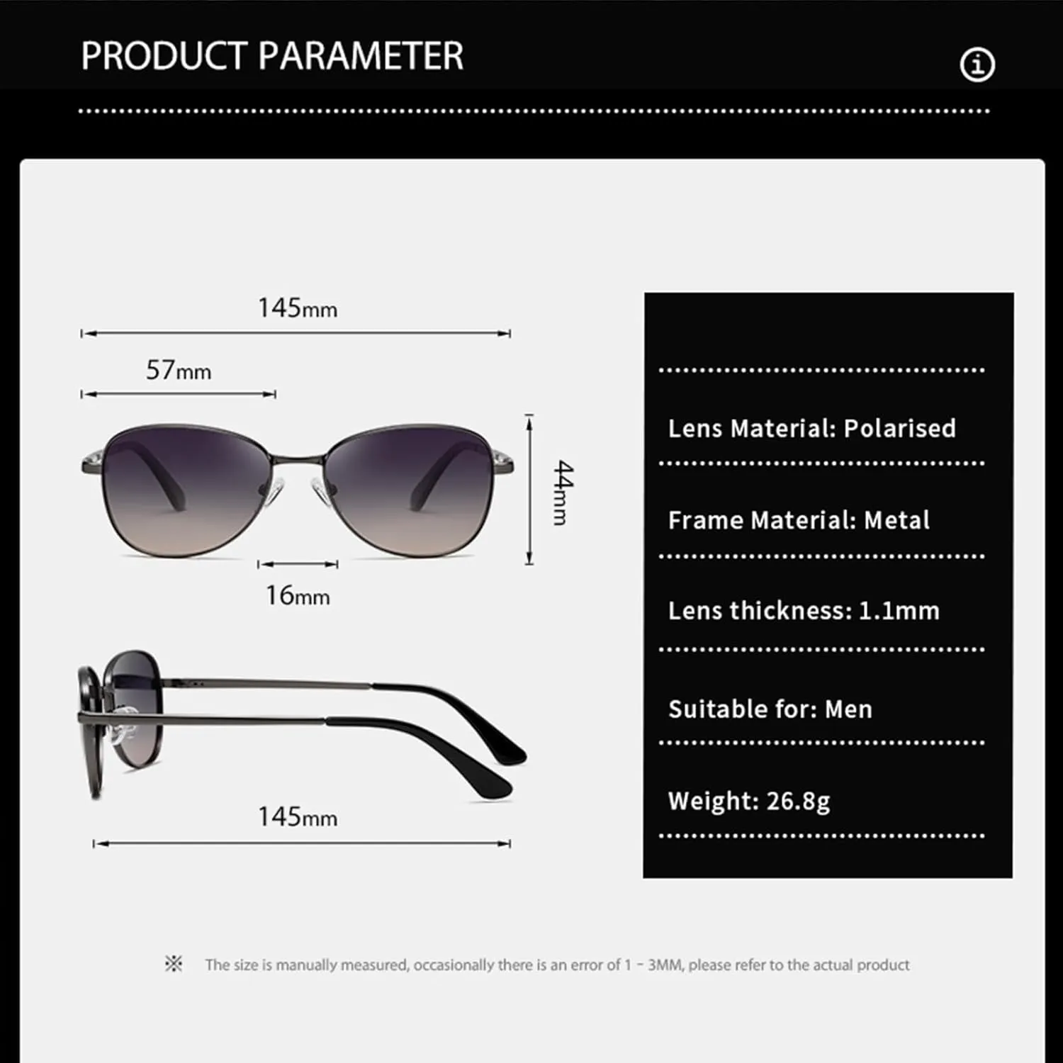 Classic Pilot Sunglasses for Man Aviator Polarized Sports Sun Glasses UV Protection for Cycling Fishing Driving