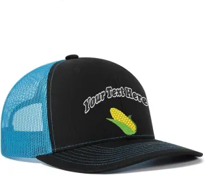 Custom Farm Plants Ear of Corn Embroidered 112 Trucker Hats for Men Design Your Own Text Mesh Snapback Baseball Grandpa Hat