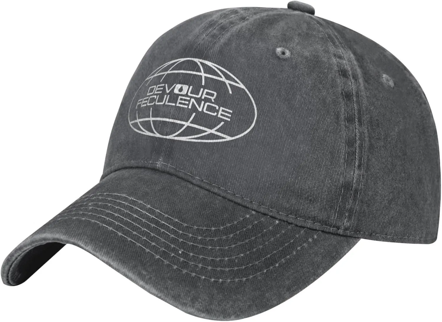 Devour Feculence Hat for Men Black Women Funny Humor Baseball Caps for Dad Humor