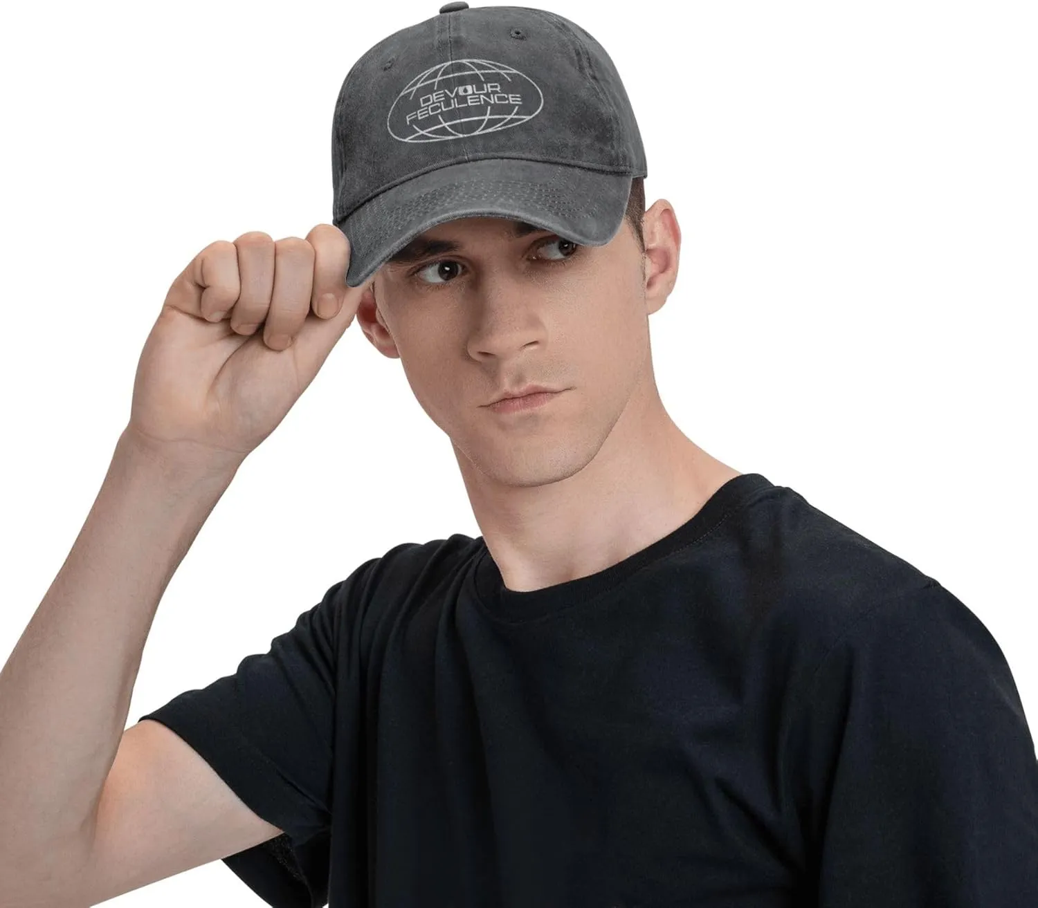 Devour Feculence Hat for Men Black Women Funny Humor Baseball Caps for Dad Humor