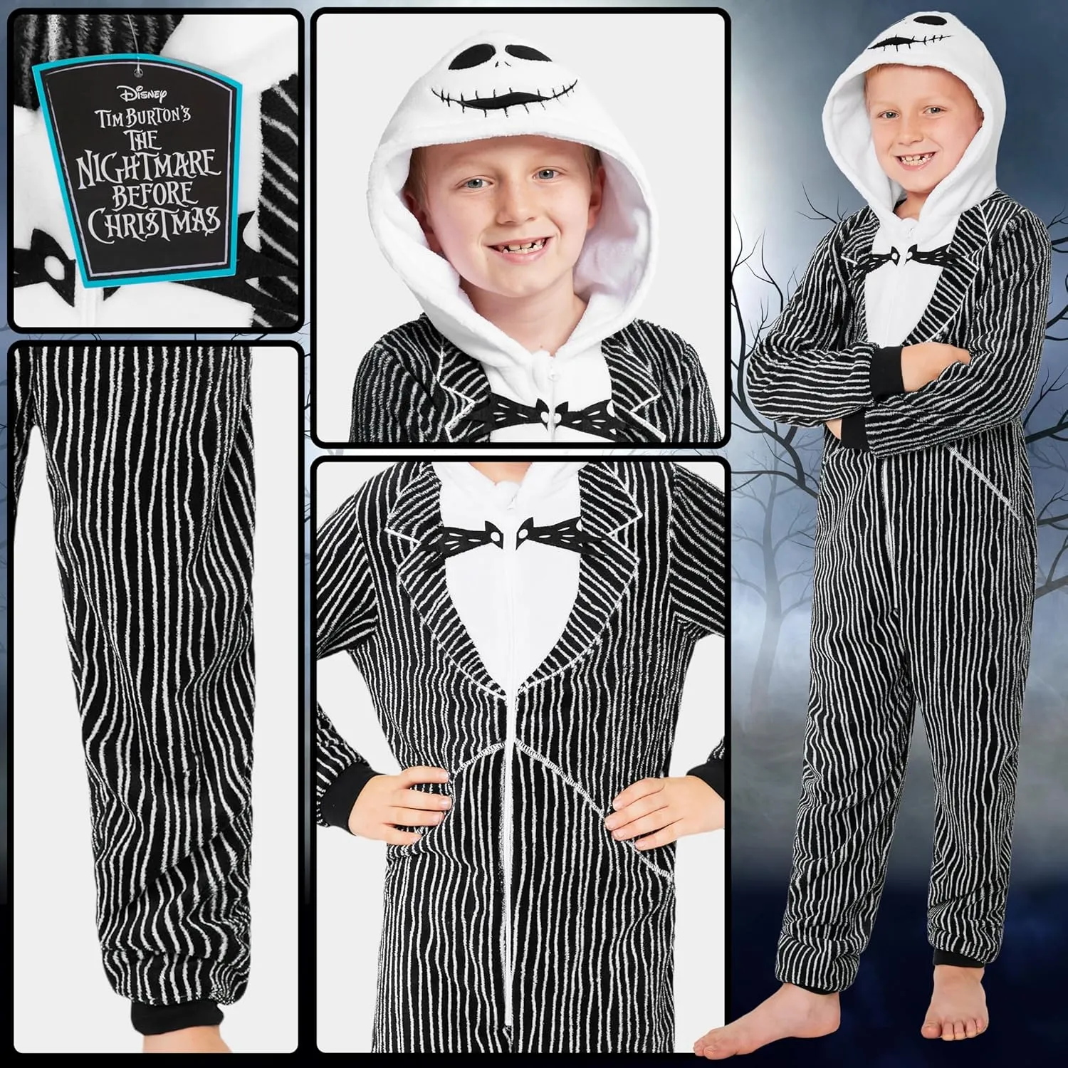 Disney Pyjama for Kids, Boys Girls Fleece Pyjamas Eeyore Stitch Gifts