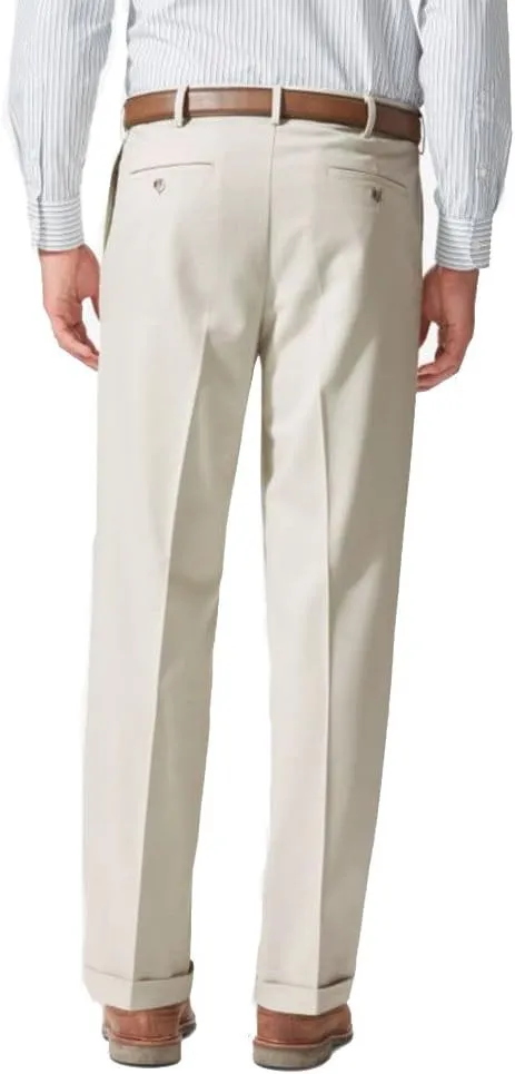 Dockers Men's Relaxed Fit Comfort Khaki Pants - Pleated
