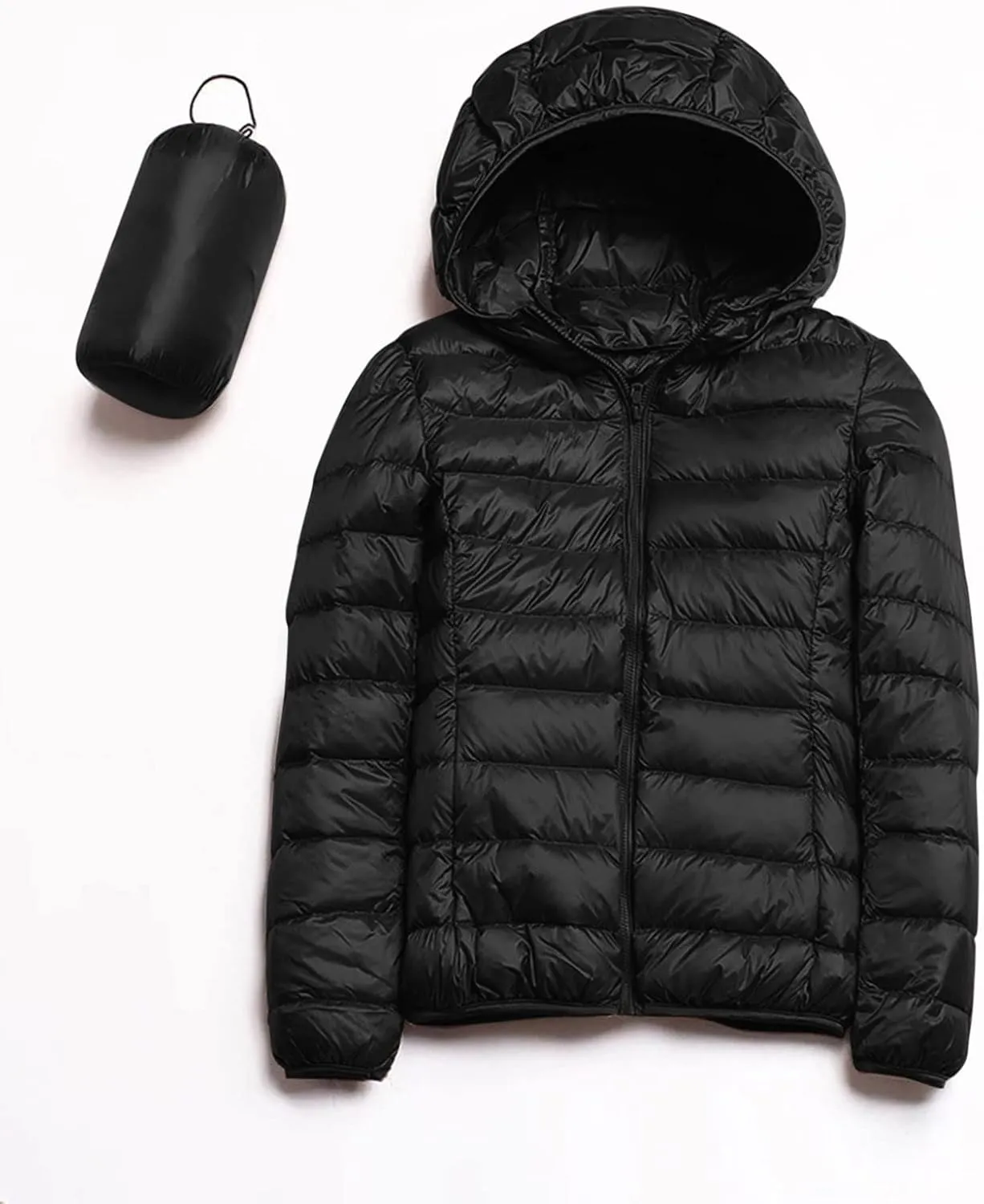 Down Coats for Women Packable Soft Padded Jacket Thicken Warm 2022 Fashion Travel Outwear with Pockets
