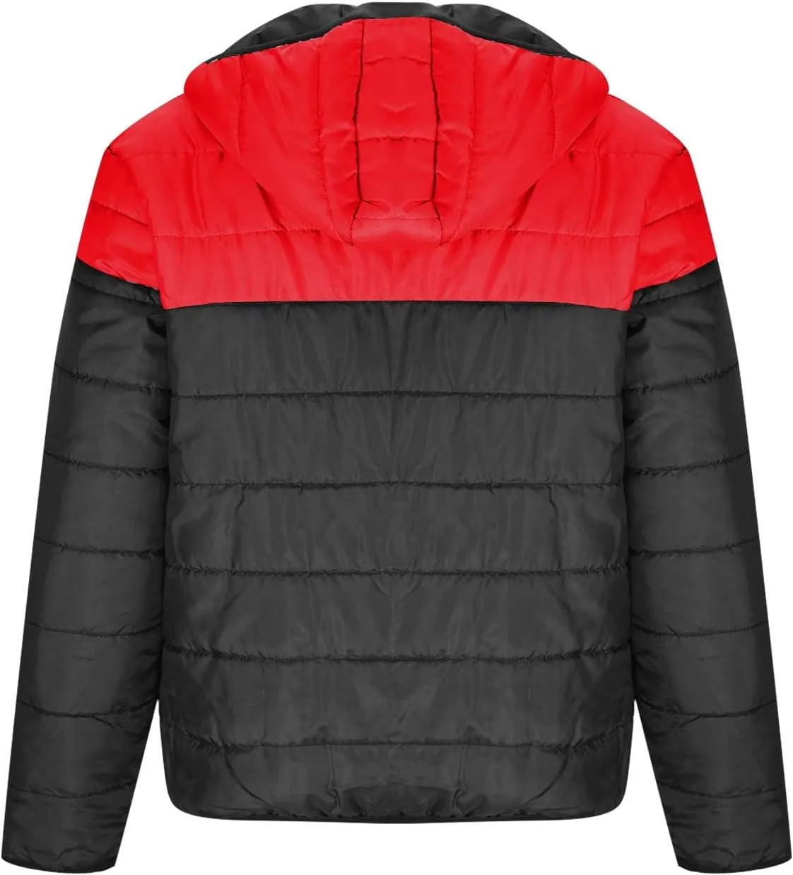 Down Jacket Men Winter Jackets Packable Lightweight Jacket Long Sleeve Zip Up Fuzzy Winter Jackets with Hood