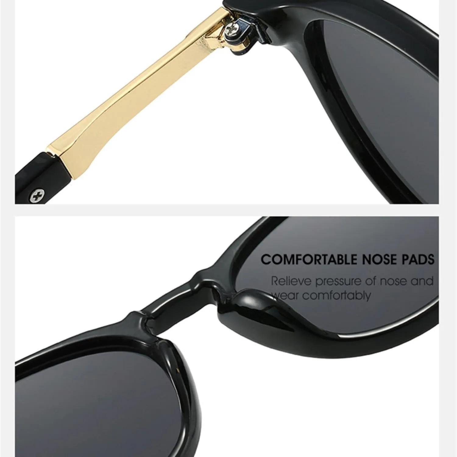 Fashion Round Women Gradient Sunglasses Uv400 Vintage Men Punk
