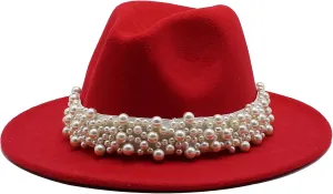 Felt Panama Hats Classic Wide Brim Fedoras Dress Hat