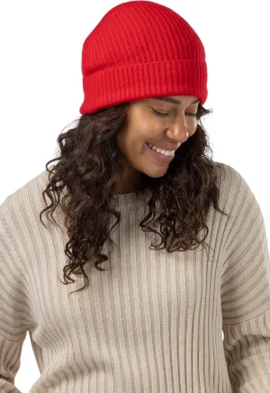 Fishers Finery Women's 100% Cashmere Cuffed Beanie