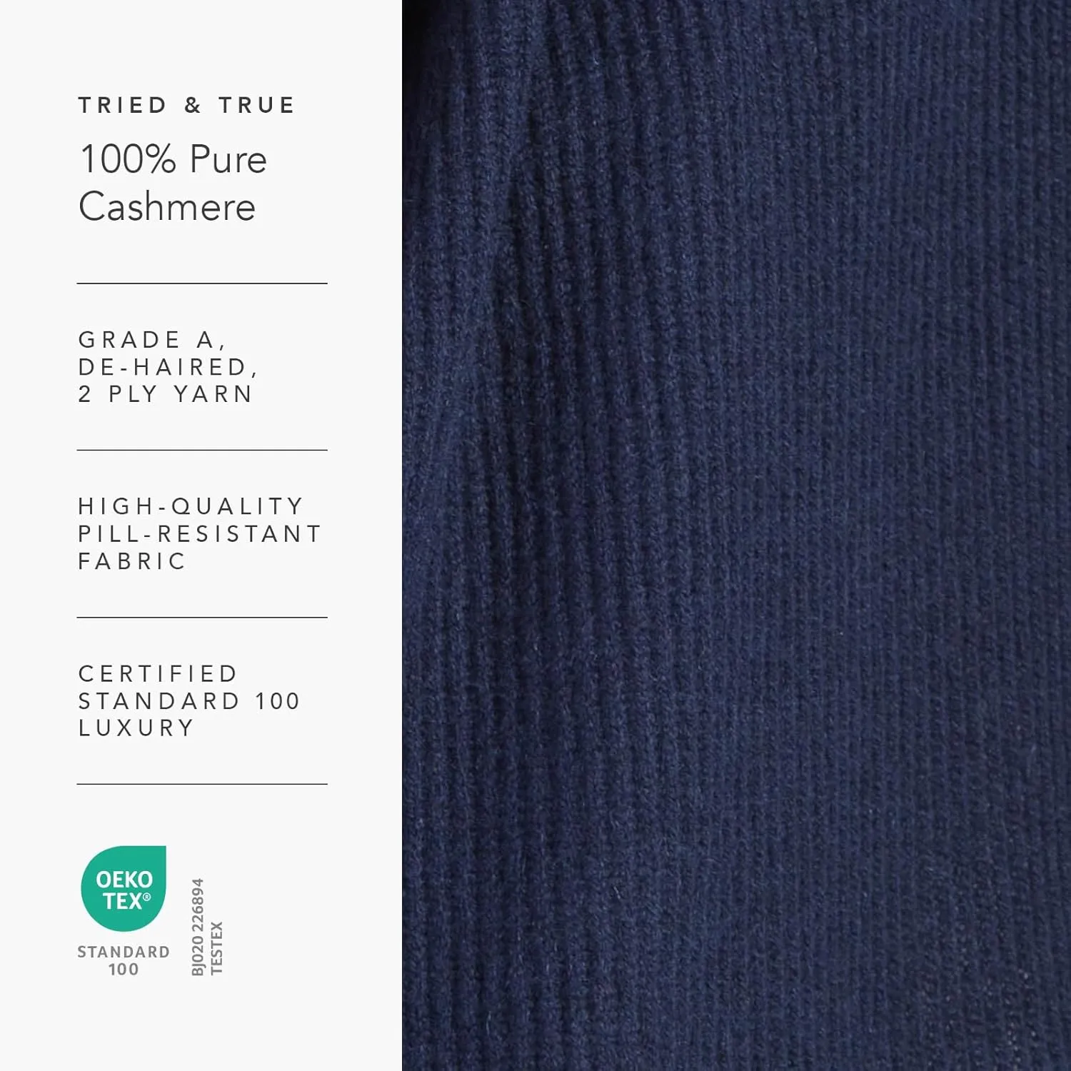 Fishers Finery Women's 100% Cashmere Cuffed Beanie