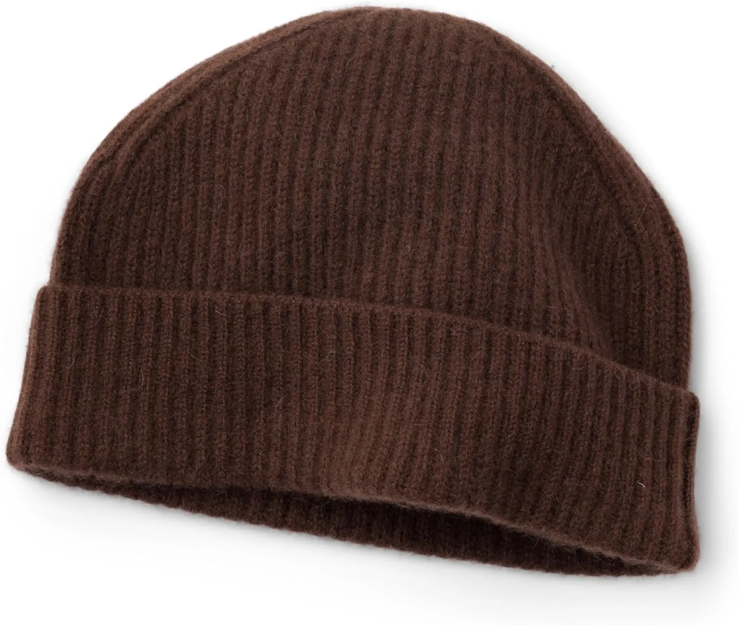 Fishers Finery Women's 100% Cashmere Cuffed Beanie