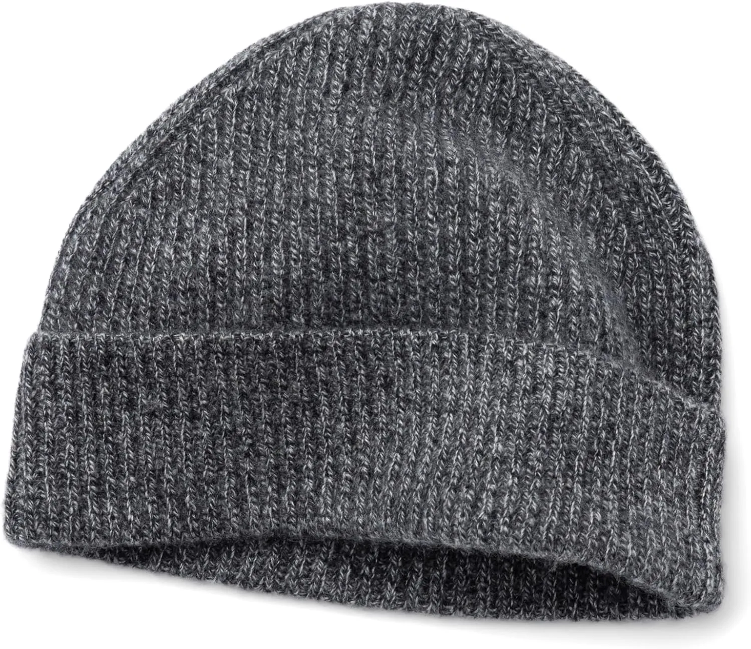 Fishers Finery Women's 100% Cashmere Cuffed Beanie