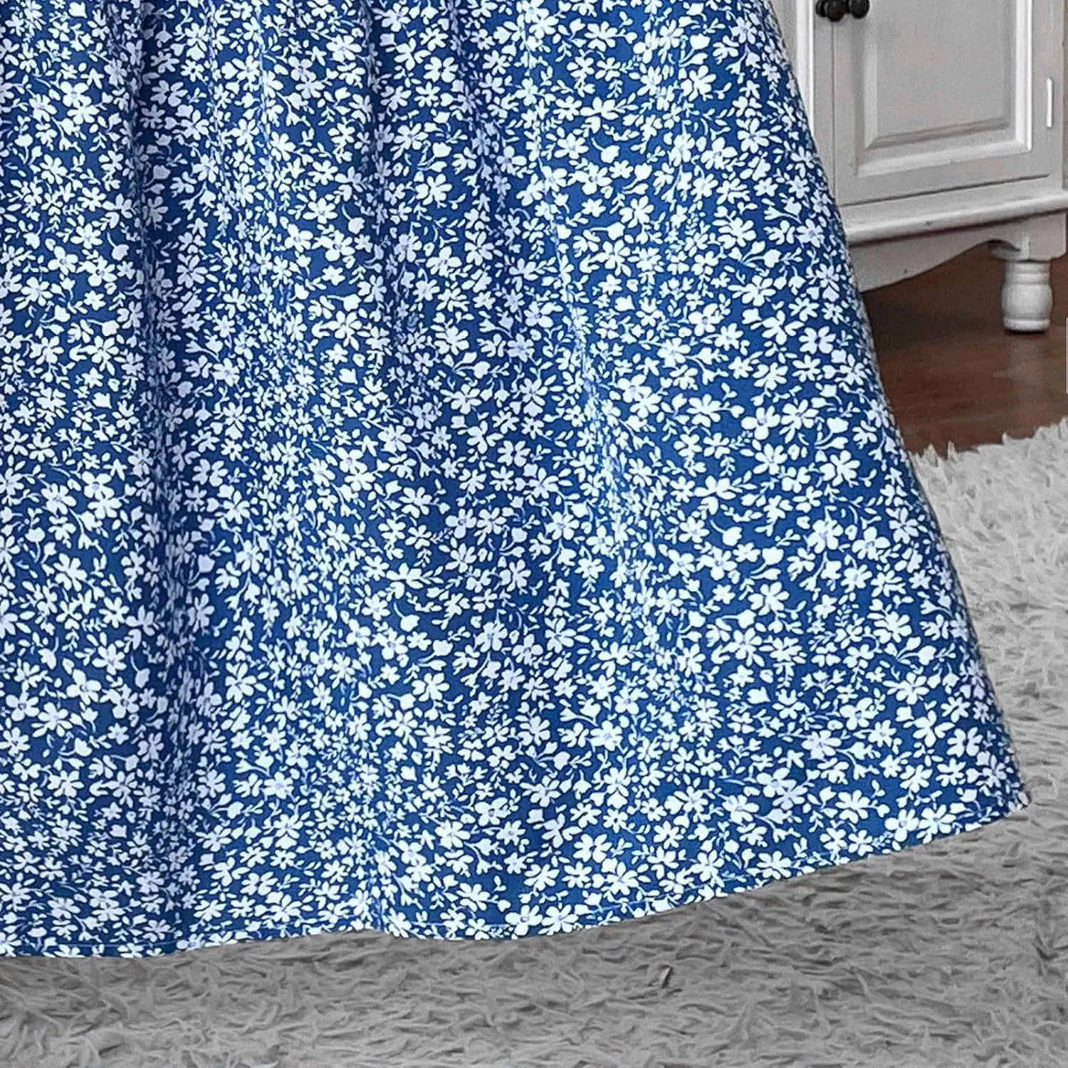 Floral Maxi Skirts for Women Trendy Summer High Waisted Long Skirts Elastic Waist Boho Beach A Line Skirt Cover Up