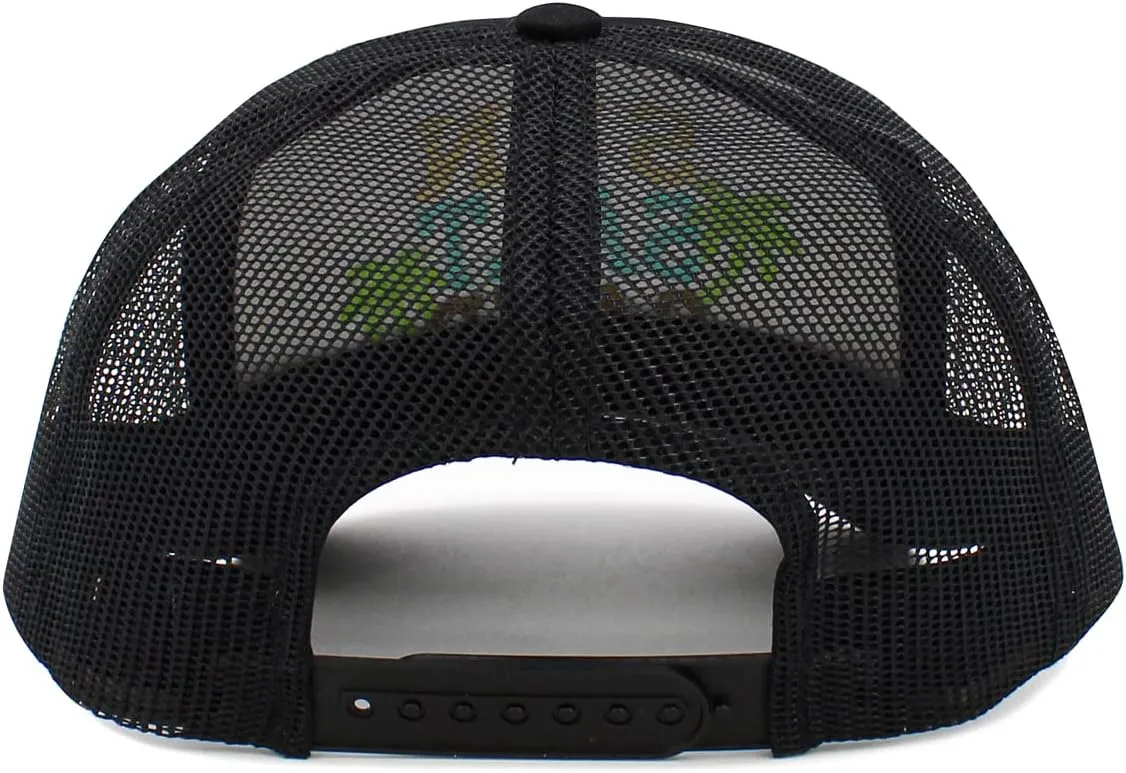 Funky Junque Trucker Hats - Summer Snapback Mesh Baseball Caps with Smiley Face for Men and Women