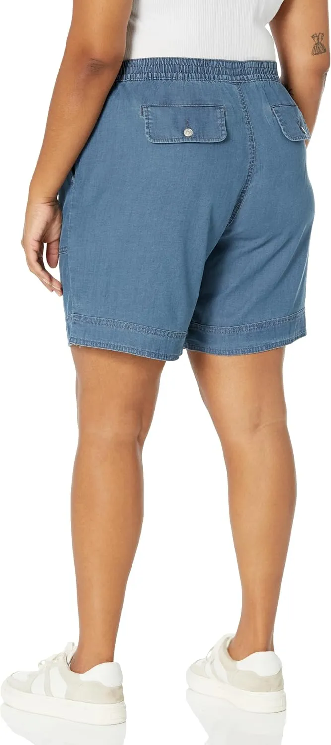 Gloria Vanderbilt Women's Pull on Cuffed Wide Leg Short