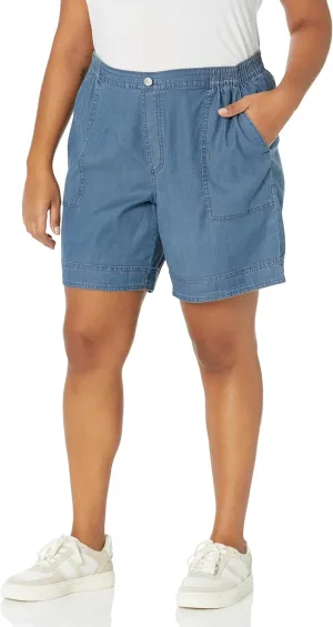 Gloria Vanderbilt Women's Pull on Cuffed Wide Leg Short