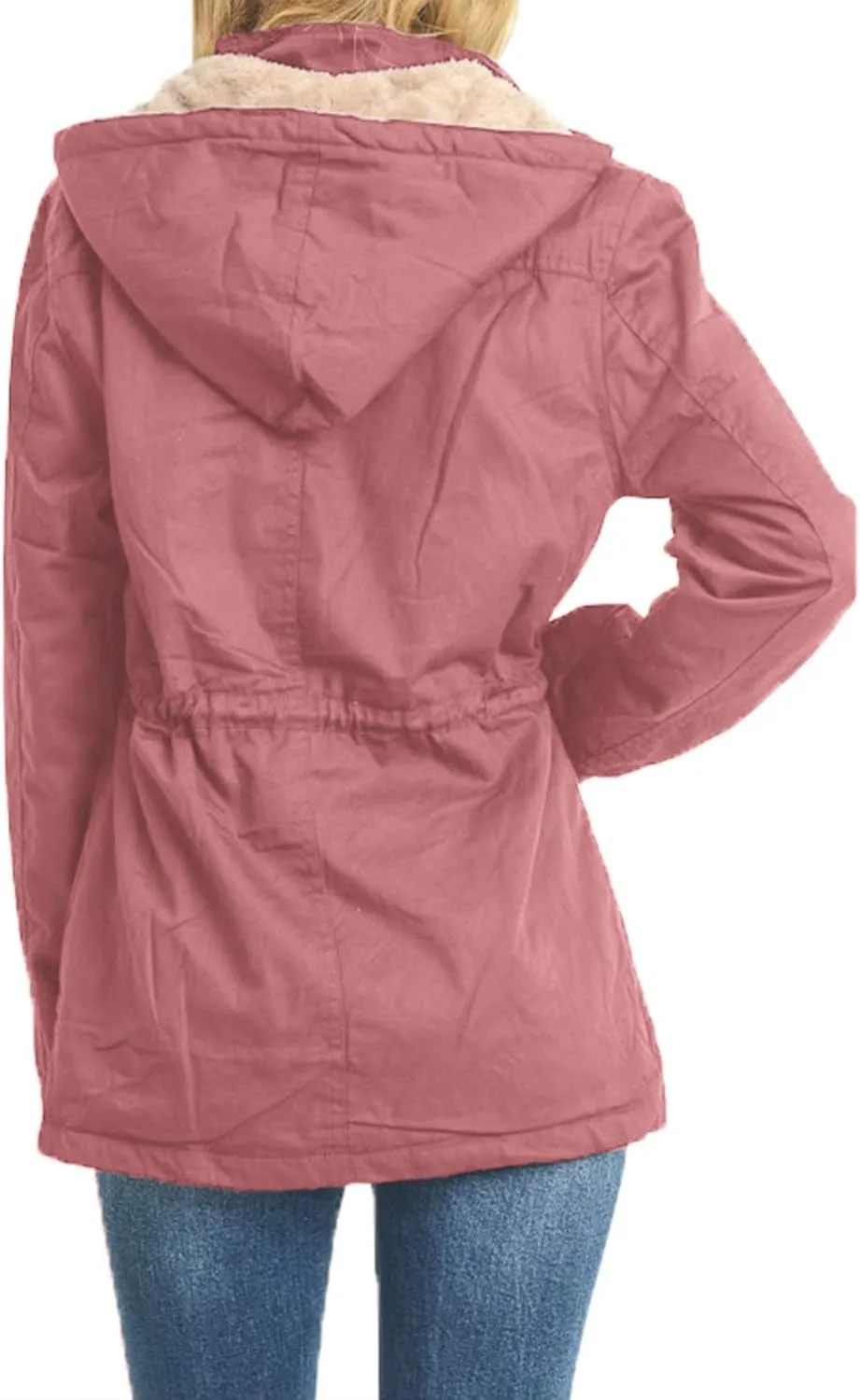 J. LOVNY Womens Zip Up Utility Anorak Safari Jacket Parka (S-3XL)