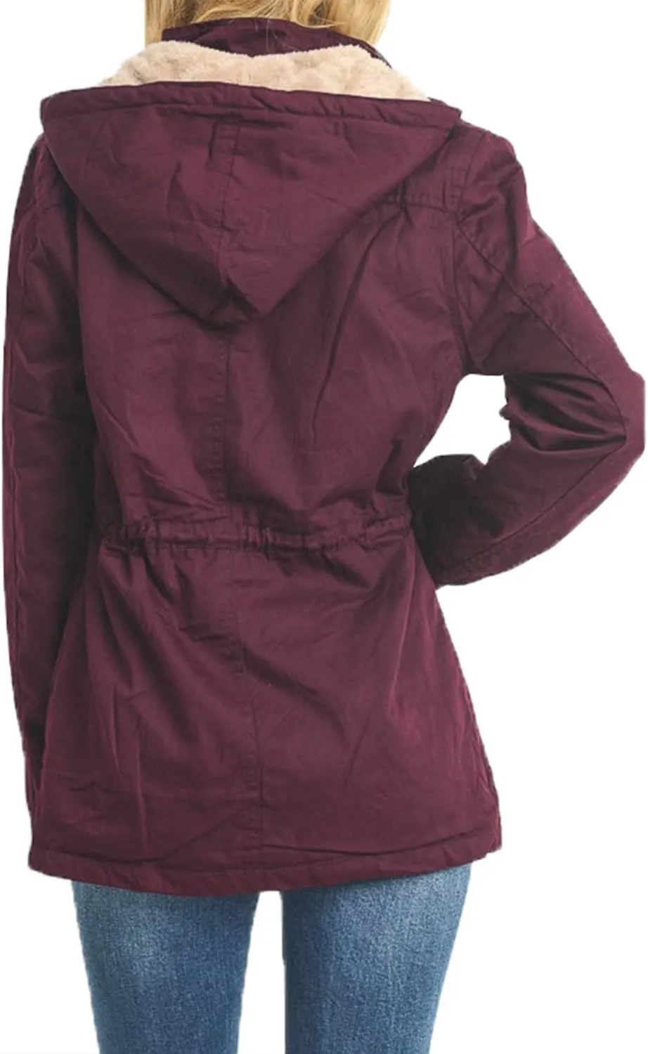 J. LOVNY Womens Zip Up Utility Anorak Safari Jacket Parka (S-3XL)