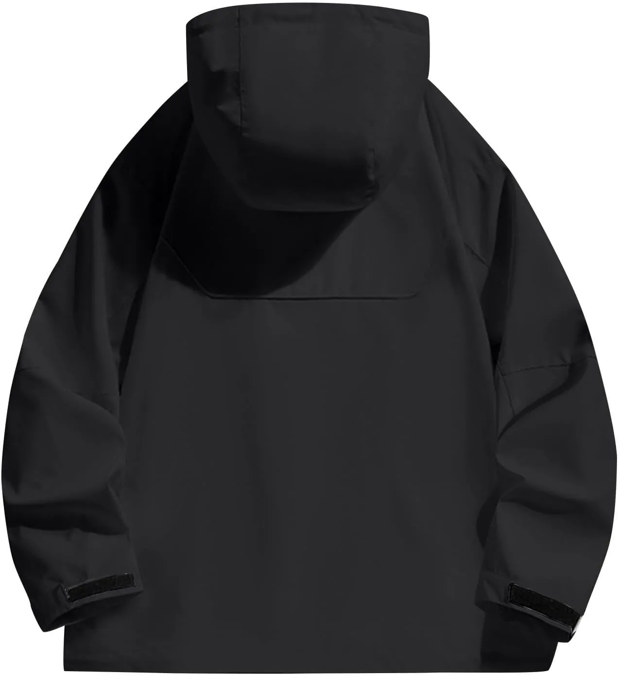 Juejuezi Men's Lightweight Softshell Jacket Hooded Waterproof Winter Hiking Windbreaker Breathable Windproof Coat
