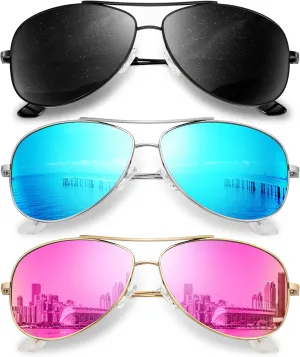 KALIYADI Polarized Aviator-Sunglasses-for-Men Women Mens-Sunglasses: Lightweight Polit Sun Glasses Upgraded UV400 for Driving