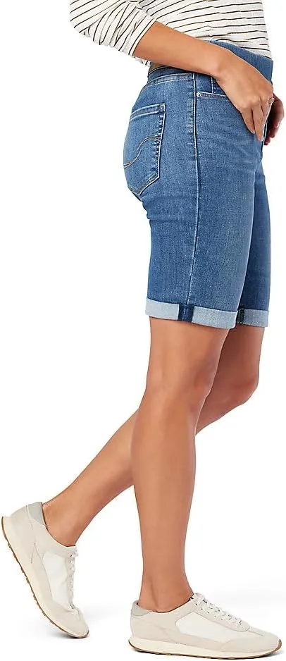 Levi Strauss Signature Gold Women's Totally Shaping Pull on Bermuda Shorts (Available in Plus Size)