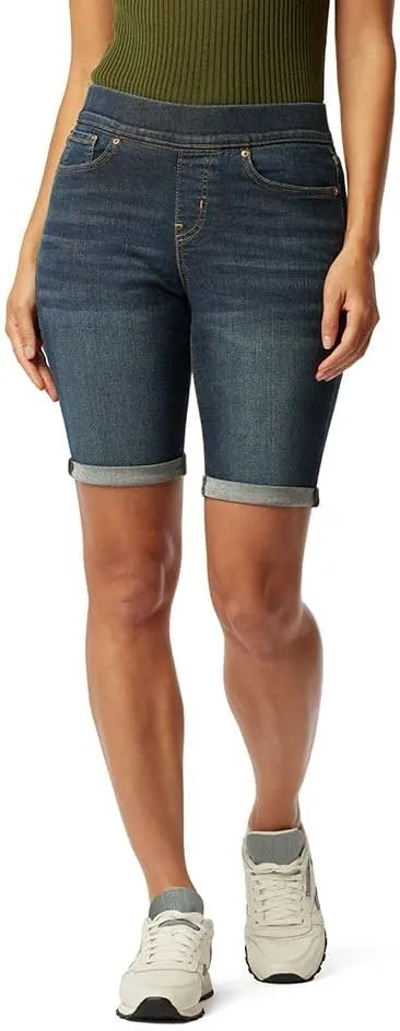 Levi Strauss Signature Gold Women's Totally Shaping Pull on Bermuda Shorts (Available in Plus Size)