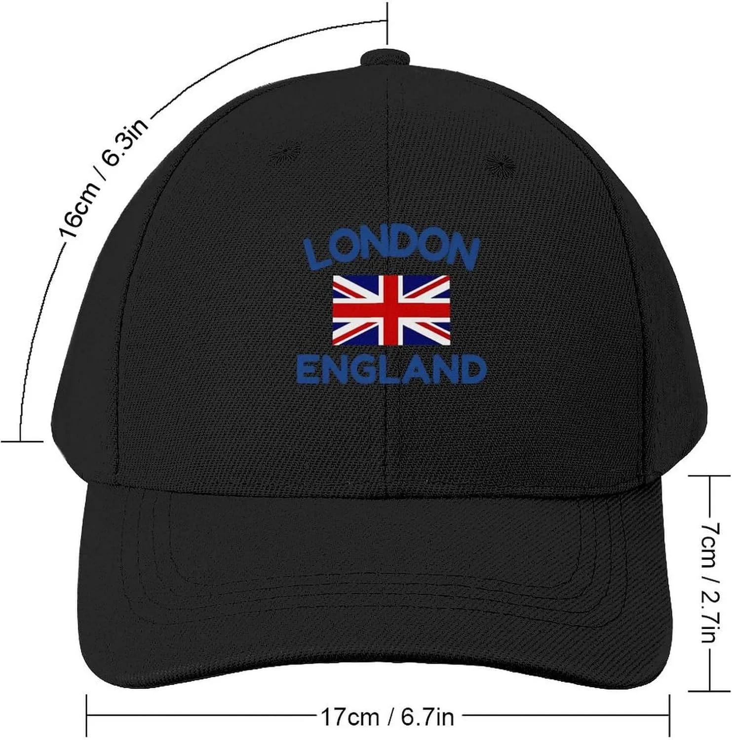 London England Baseball Cap Classic Golf Dad Hat Adjustable Trucker Hats Printing Plain Cap