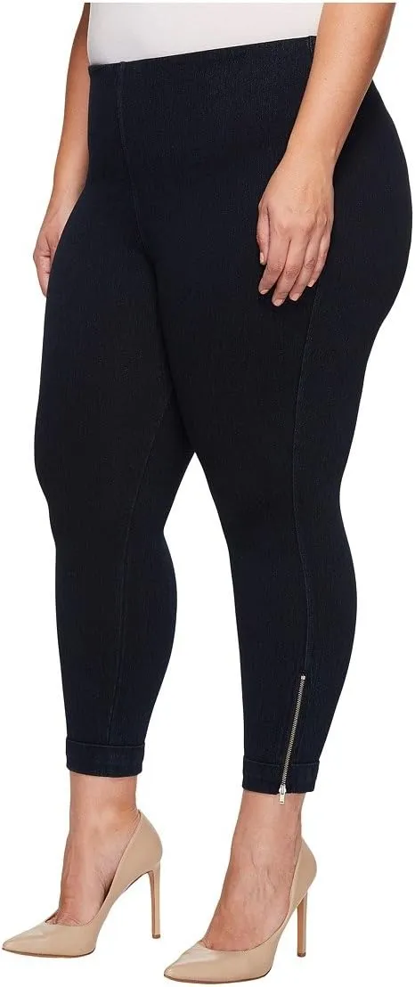 Lyssé Women's Plus Size Denim Cuffed Crop