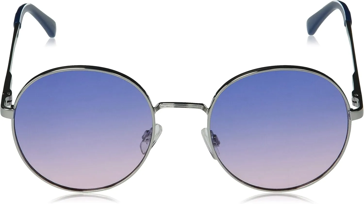 Martha Stewart Women's Ms141 Vintage Metal Uv400 Protective Round Sunglasses-Timeless Gifts for Her, 50mm