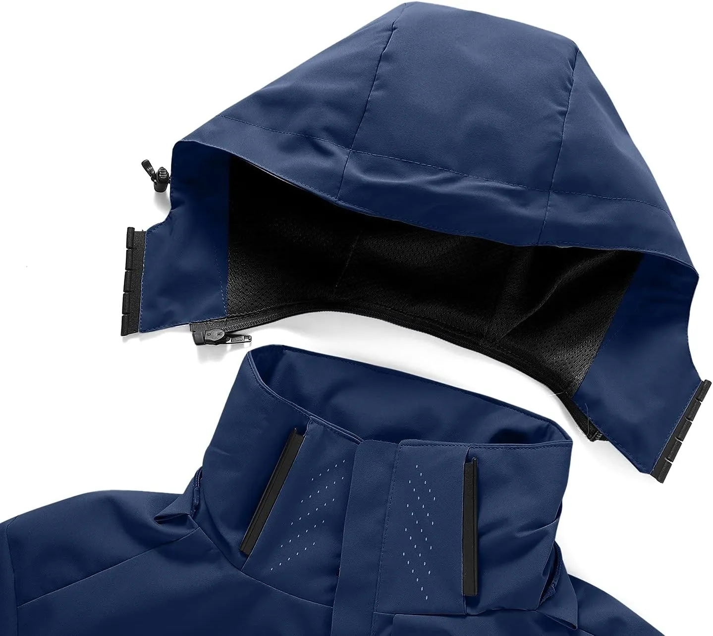 Men's Casual Rain Jackets Lightweight Waterproof Windproof Hooded Jackets Hiking Cycling Travel Climbing Tops Coat