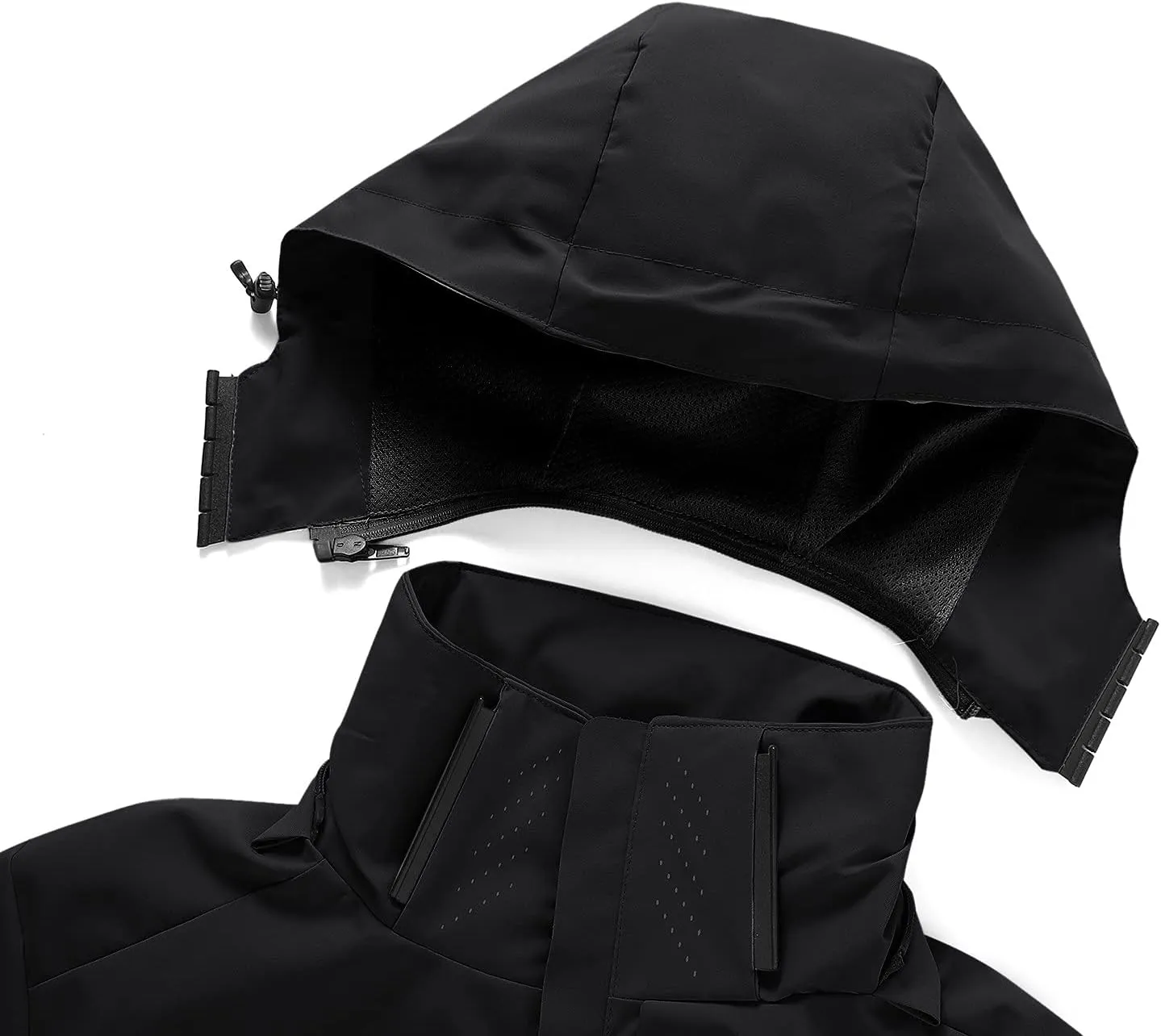 Men's Casual Rain Jackets Lightweight Waterproof Windproof Hooded Jackets Hiking Cycling Travel Climbing Tops Coat