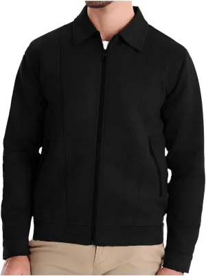 Men's Corduroy Windbreaker Jacket Full Zip Lightweight Bomber Coat Stylish Casual Wear