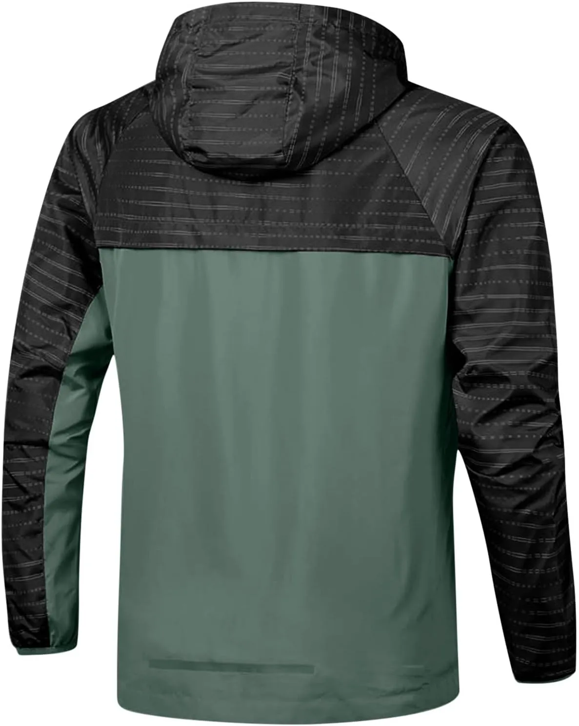 Men's Cycling Bike Jacket Long Sleeve Windbreaker Jacket Wind Resistant Light and Breathable Coats Tops for Hiking Running