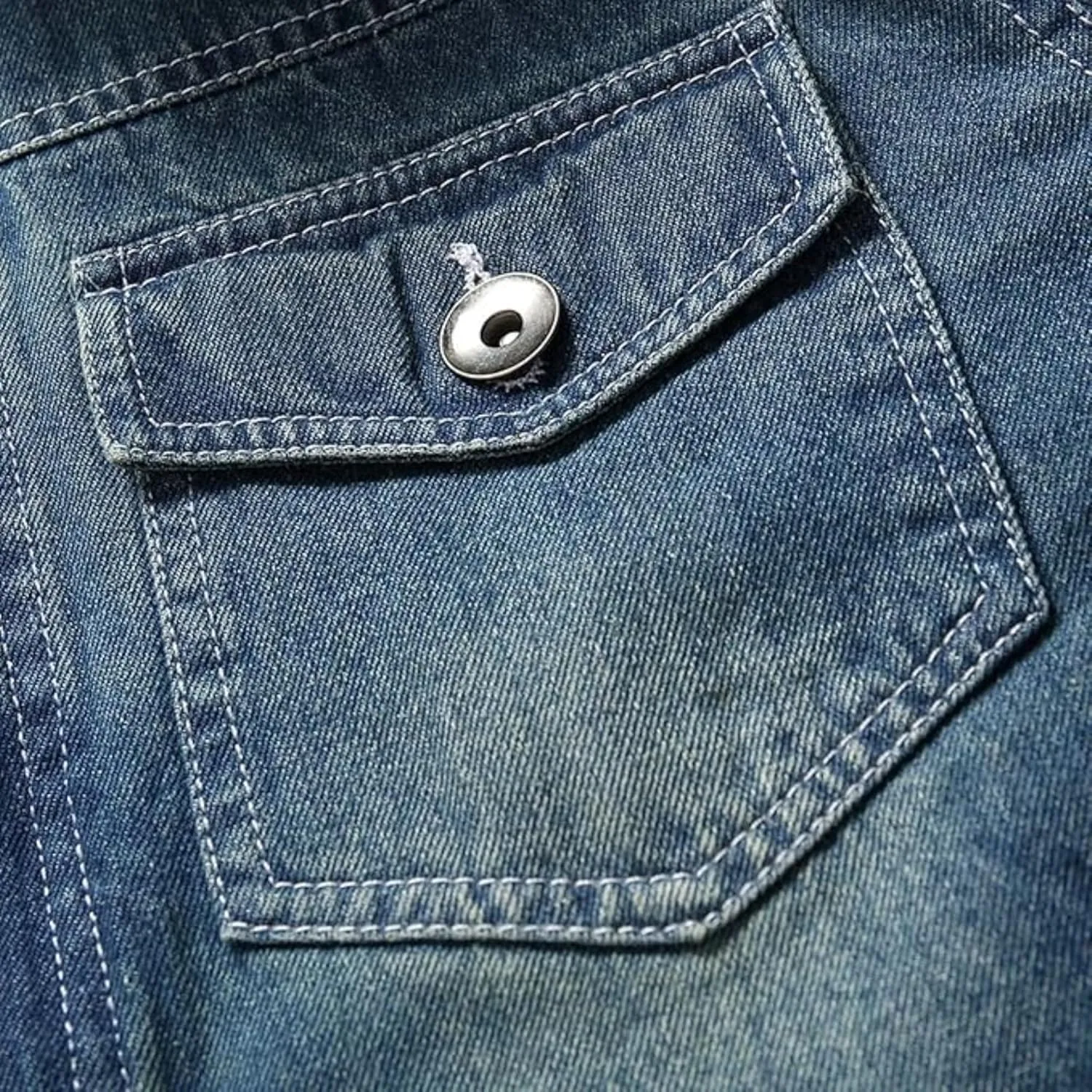 Mens Denim Jacket Plus Cotton Warm Fur Collar Sherpa Lined Denim Coat Vintage Fleece Cowboy Jean Jackets