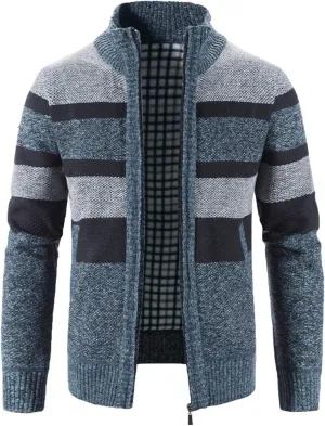 Mens Hoodies,Men's Open Front Cardigan Sweater Full Zip Up Stitching Hooded Cable Knitted Sweatshirts Winter Coats Top